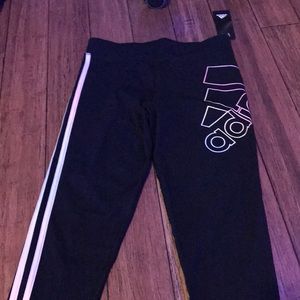 Kids adidas cropped leggings